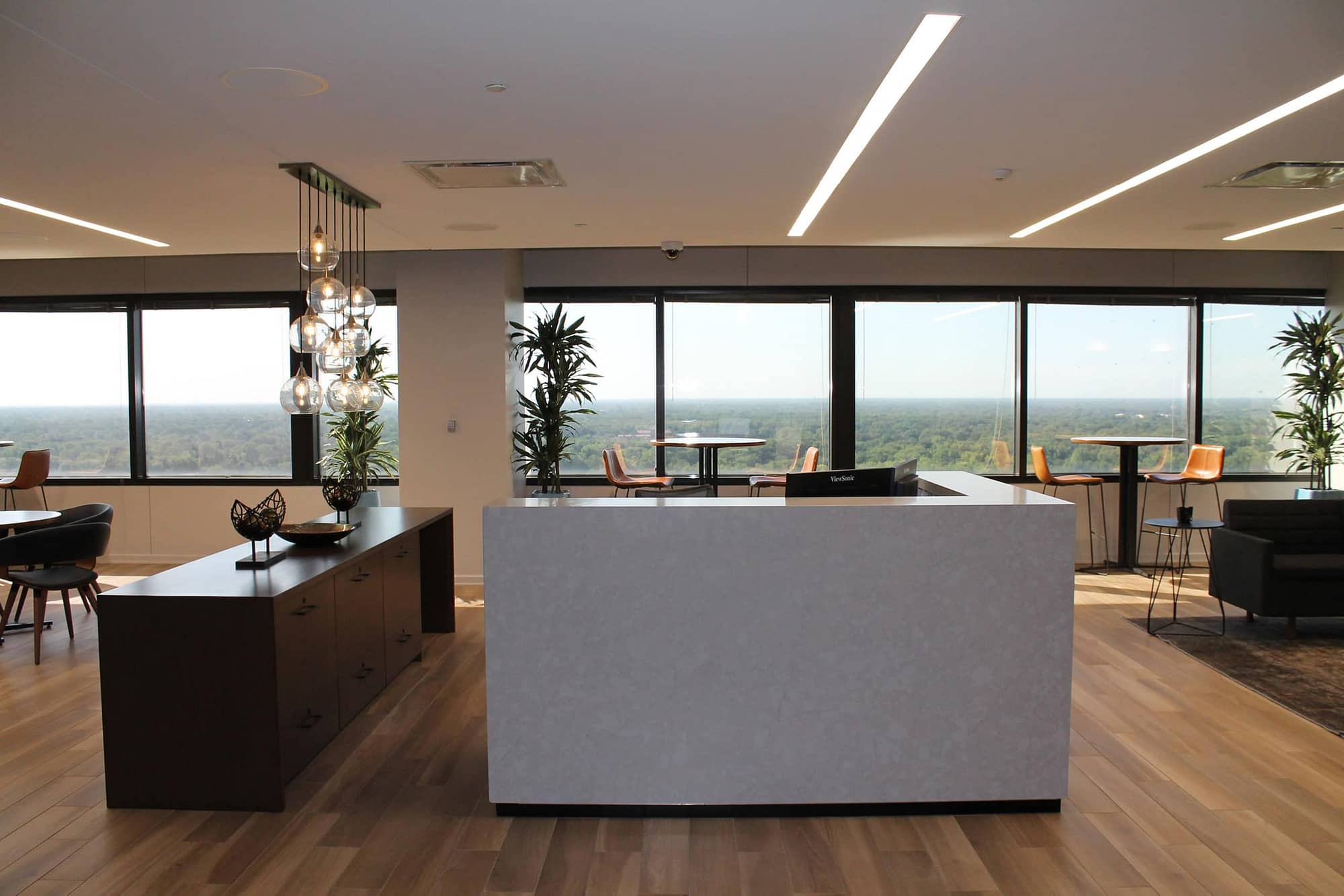 reception area interior design | Bowen Interiors